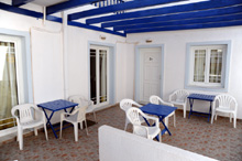 Terrace of Anna and Zisimos rooms