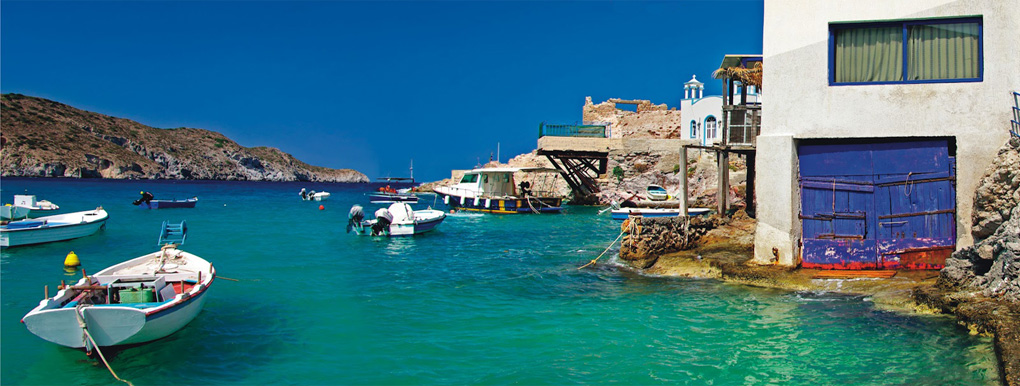 mandrakia beach in Milos Greece